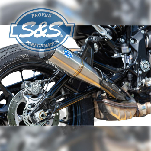 S&S Cycle - S&S Cycle Grand National Slip-On Muffler - 550-0854