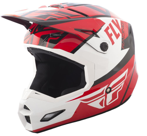 Fly Racing - Fly Racing Elite Guild Helmet - 73-8602-8-X - Red/White/Black 2XL