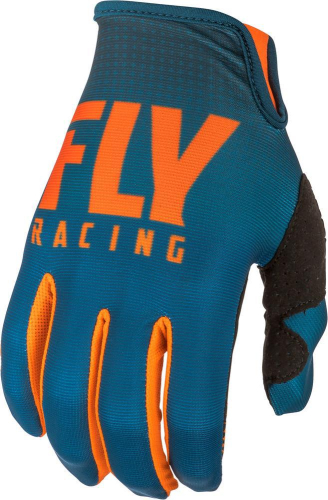 Fly Racing - Fly Racing Lite Hydrogen Gloves - 372-01613 - Orange/Navy 13