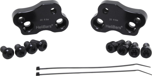 HeliBars - HeliBars Handlebar Riser with Ram Ball - HR01132