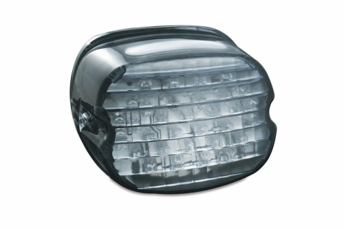 Kuryakyn - Kuryakyn ECE Compliant LED Taillight Conversion Kit with License Plate Illumination - Low Profile Smoke - 5468