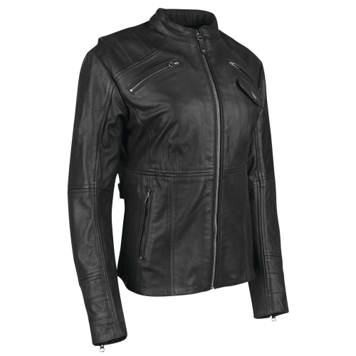 Speed & Strength - Speed & Strength 7th Heaven Womens Leather Jacket - 1101-1216-0056 - Black 2XL
