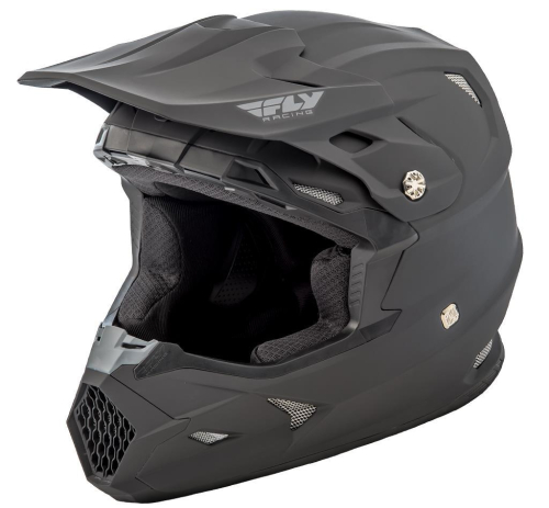 Fly Racing - Fly Racing Toxin Original Solid Youth Helmet - 73-8521-2-YM - Matte Black Medium