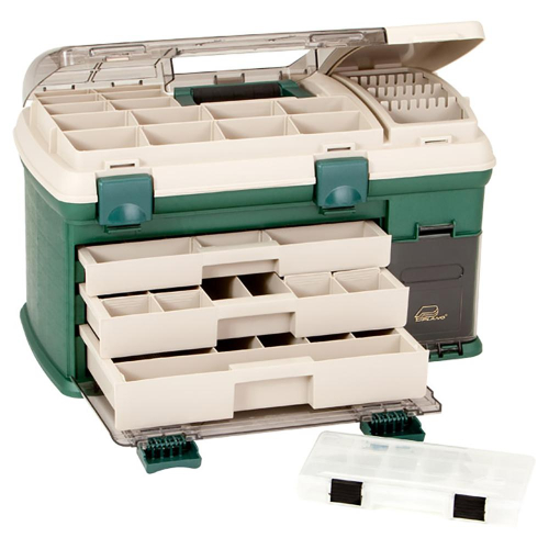 Plano - Plano 3-Drawer Tackle Box XL - Green/Beige
