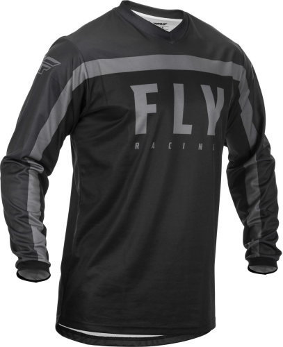Fly Racing - Fly Racing F-16 Jersey - 373-9202X Black/Gray 2XL