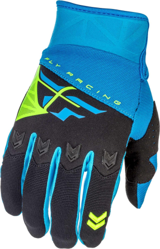 Fly Racing - Fly Racing F-16 Youth Gloves (2018) - 371-91102 Blue/Black 2XS