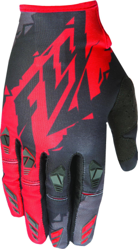 Fly Racing - Fly Racing Kinetic Gloves (2017) - 370-41213 Black/Red Size 13