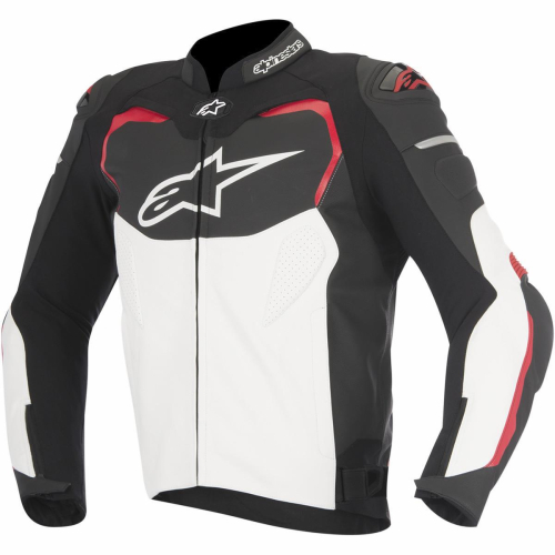 Alpinestars - Alpinestars GP Pro Leather Jacket - 310501612346 Black/White/Red Size 36
