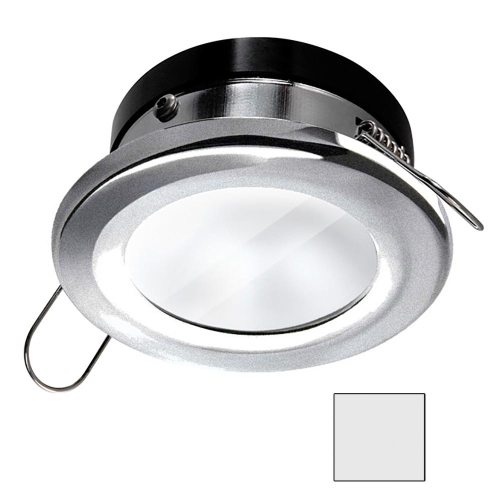 I2Systems Inc - i2Systems Apeiron A1110Z - 4.5W Spring Mount Light - Round - Cool White - Brushed Nickel Finish