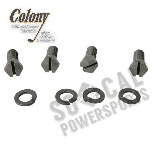 Colony - Colony Carburetor Mounting Screw Kit - 3/4in.-4 - Parkerized - 9672-8