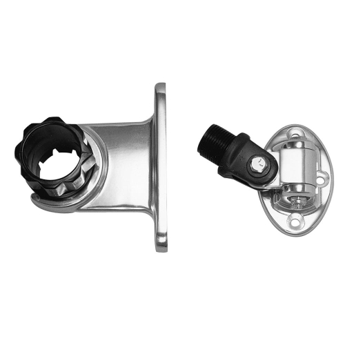 Rupp Marine - Rupp Standard Antenna Mount Support w/4-Way Base & 1.5" Collar