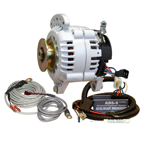 Balmar - Balmar 60 Series Alternator - Saddle Mount(Dual Foot) Charging Kit - 100A - 12V