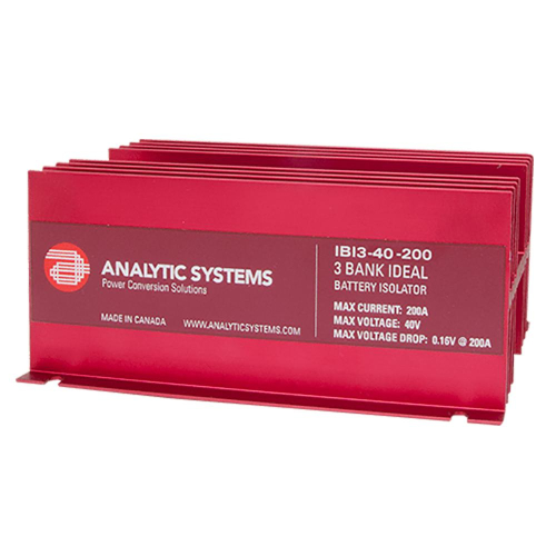 Analytic Systems - Analytic Systems 200A, 40V 3-Bank Ideal Battery Isolator