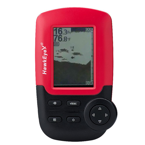 HawkEye - HawkEye FishTrax&#153; 1X Kayak Dot Matrix Portable Fish Finder