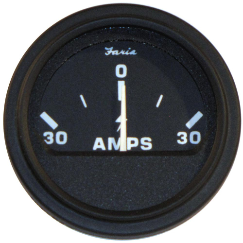 Faria Beede Instruments - Faria 2" Heavy-Duty Ammeter (30-0-30) - Black
