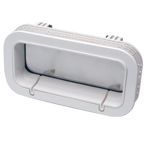 Beckson Marine - Beckson Drain Port - 4" x 14" x 1"-Depth - White/Clear