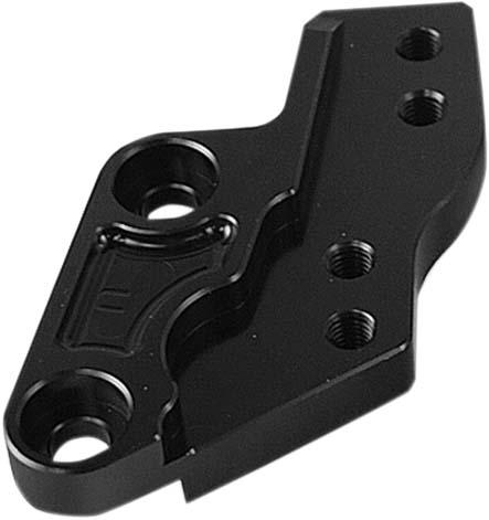 PSR 08-12 Kawasaki EX250 Rearset Riser Brackets (Black)