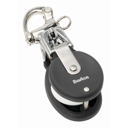 Barton Marine - Barton Marine Medium Snatch Block w/Stainless Snap Shackle