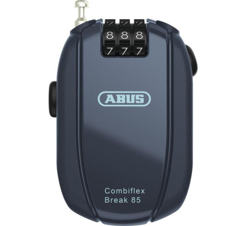 ABUS 95461 Combiflex Break 85, Bike Lock with Extendable Steel Cable, Midnight Blue, 2ft 9.5in