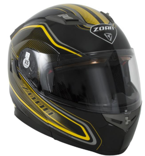 Zoan - Zoan Flux 4.1 Commander Graphics Helmet - 137-156 - Yellow Large