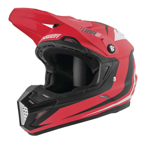 Answer - Answer AR-5 Pulse Helmet - 0411-0612-6156 - Bright Red/White 2XL