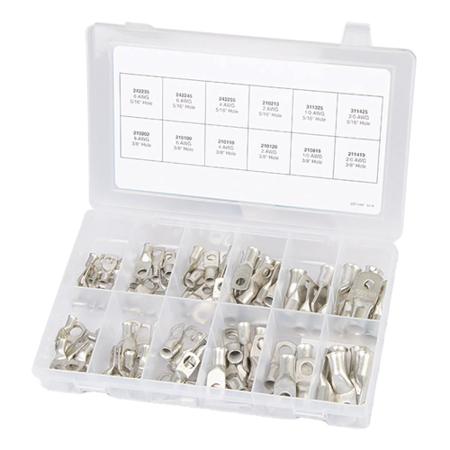 Ancor - Ancor 100-Piece Tinned Copper Lug Kit