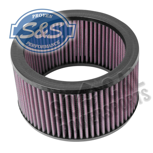 S&S Cycle - 1" Taller Pleated Air Filter for Traditional S&S Teardrop Air Cleaners - 17-0055