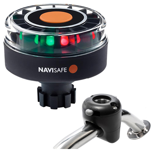 Navisafe - Navisafe Navilight Tricolor 2NM w/Navibolt Base &amp; Rail Mount - Black