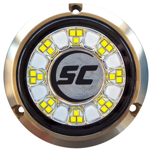 Shadow-Caster LED Lighting - Shadow-Caster SCR-24 Bronze Underwater Light - 24 LEDs - Great White