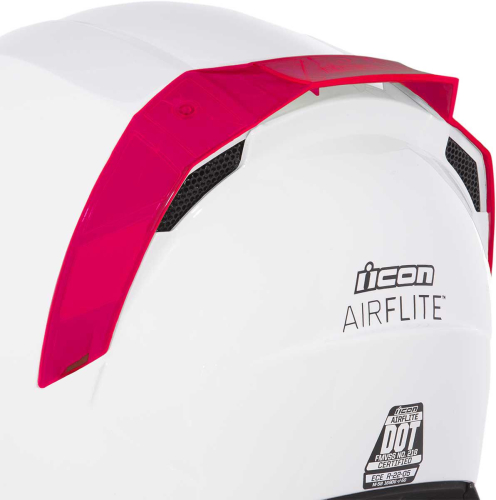 Icon - Icon Airflite Rear Spoilers - Day Glow Red - 0133-1308