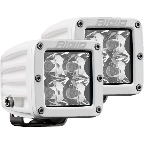 RIGID Industries - RIGID Industries D-Series PRO Hybrid-Spot LED - Pair - White