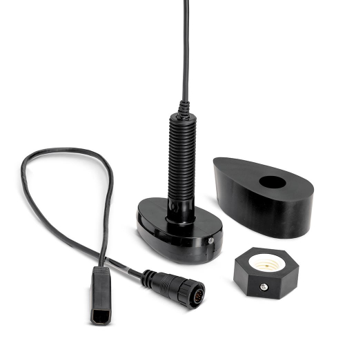 Humminbird - Humminbird XPTH-14-HW-T Dual Spectrum CHIRP Plastic Thru-Hull Transducer w/Temp f/SOLIX&trade;