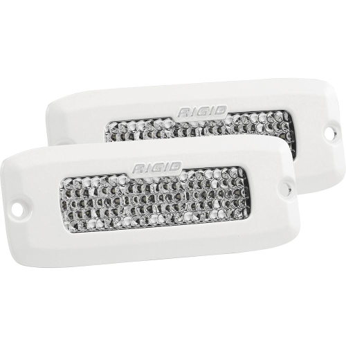 RIGID Industries - RIGID Industries SR-Q Series PRO Hybrid-Diffused LED - Flush Mount - Pair - White