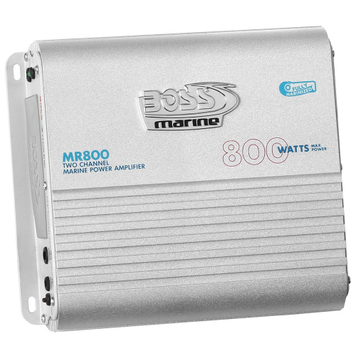 Boss Audio - Boss Audio MR800 Marine Power Amplifier 2-Channel MOSFET Bridgeable