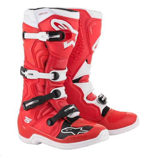 Alpinestars - Alpinestars Tech 5 Boots - 2015015-32-6 Red/White Size 6
