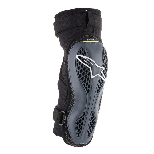 Alpinestars - Alpinestars Sequence Knee Protector - 6502618-145-M Anthracite/Yellow Lg-XL