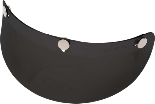 Z1R - Z1R Three-Snap Bubble Visor for Drifter Helmets - Black - 0132-0558