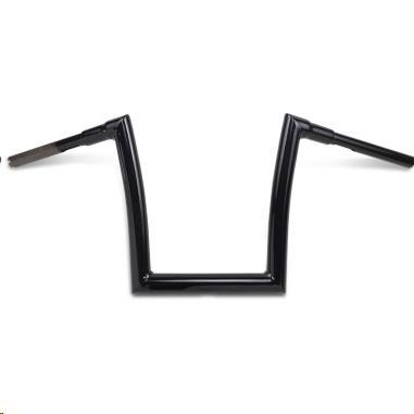 Todds Cycle - Todds Cycle 1-1/2in. Strip Handlebar - Gloss Black - 0601-4884
