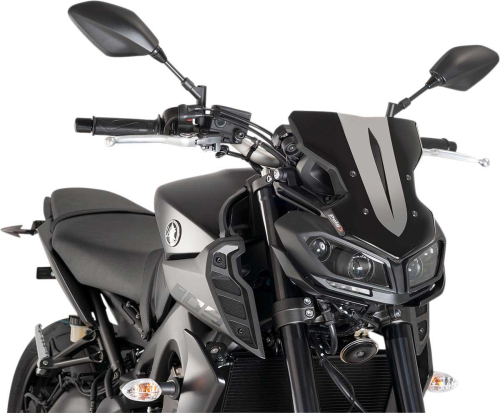 PUIG - PUIG Naked New Generation Sport Windscreen - Black - 9376N