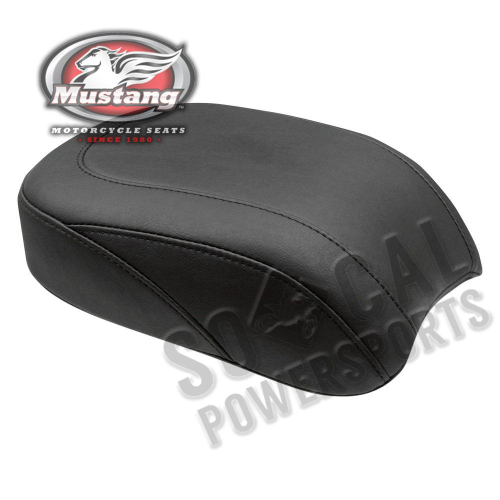 Mustang - Mustang Wide Tripper Passenger Seat - Smooth - Black - 75064