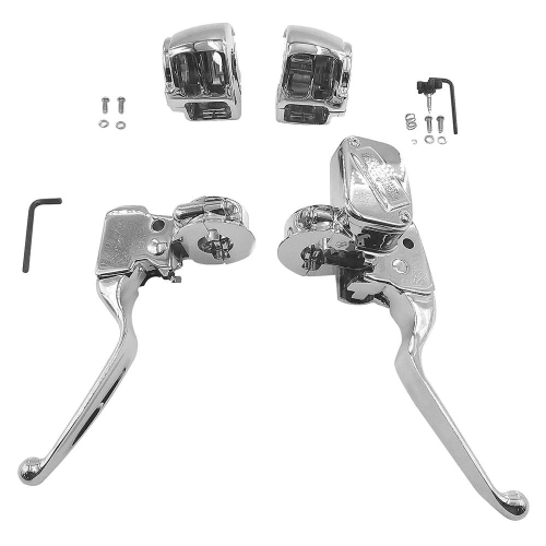 Bikers Choice - Bikers Choice Handlebar Control Kit without Chrome Switches - 53454