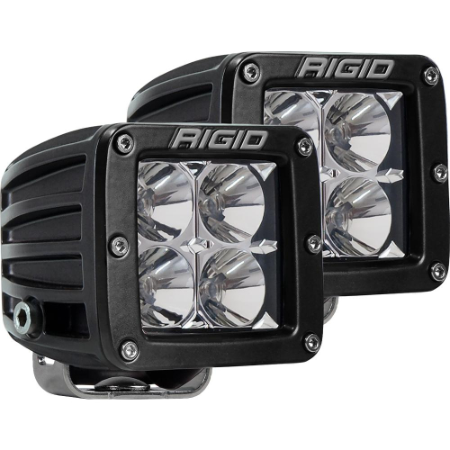RIGID Industries - RIGID Industries D-Series PRO Hybrid-Flood LED - Pair - Black