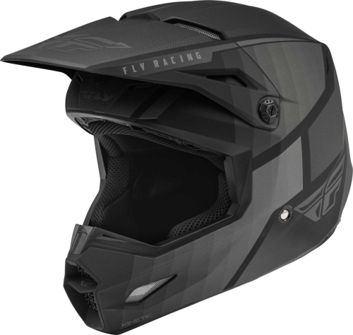 Fly Racing - Fly Racing Kinetic Drift Helmet - 73-8640L - Matte Black/Charcoal - Large