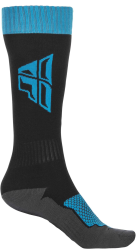 Fly Racing - Fly Racing MX Youth Socks - 350-0514Y - Black/Blue/Gray - OSFM