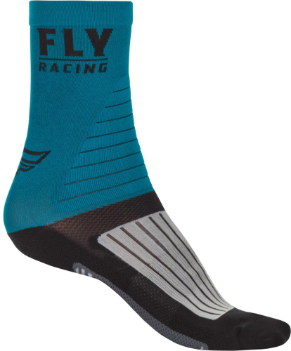 Fly Racing - Fly Racing Fly Factory Rider Sock - 350-0526L - Blue/Black/Gray - Lg-XL