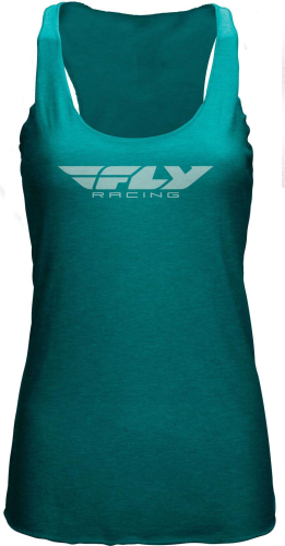 Fly Racing - Fly Racing Fly Corporate Womens Tank Top - 356-6152M - Teal - Medium