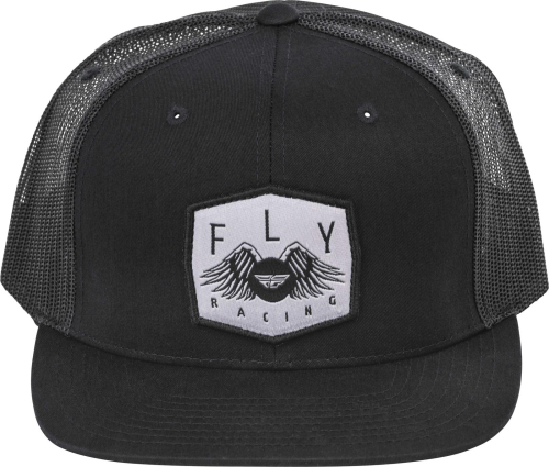 Fly Racing - Fly Racing Freedom Trucker Hat - Black - 351-0064 - Black - OSFA