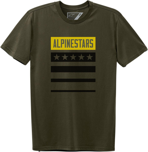 Alpinestars - Alpinestars National T-Shirt - 123072104690M - Military - Medium
