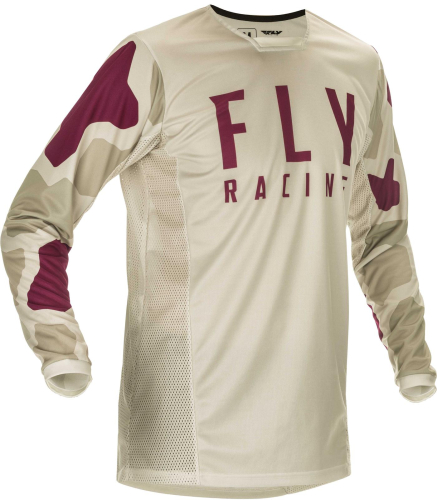 Fly Racing - Fly Racing Kinetic K221 Jersey - 374-527L - Stone/Berry - Large
