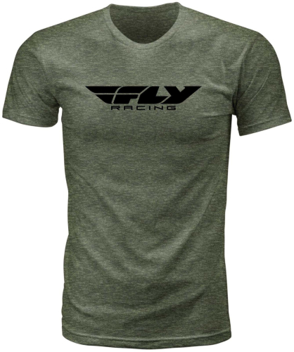 Fly Racing - Fly Racing Fly Corporate Tee - 352-19402X - Moss Heather - 2XL